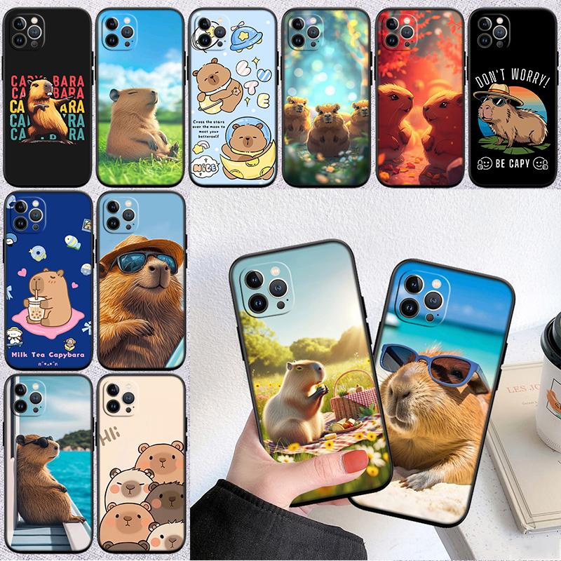 Cute Capybara Case for Samsung Galaxy A01 A02 A02S A03 Core A03S A05 A05S A06 A10 A10S A16 A20 A20S A35 S10 Lite Plus S10e