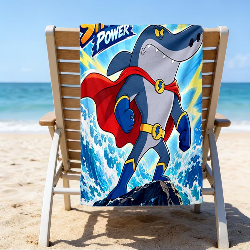 Ultra-Soft Beach Towel with Zig & Sharko Theme,Ideal for Pool - Camping, Diving - Perfect Travel Essential, Vibrant Beach Towel.