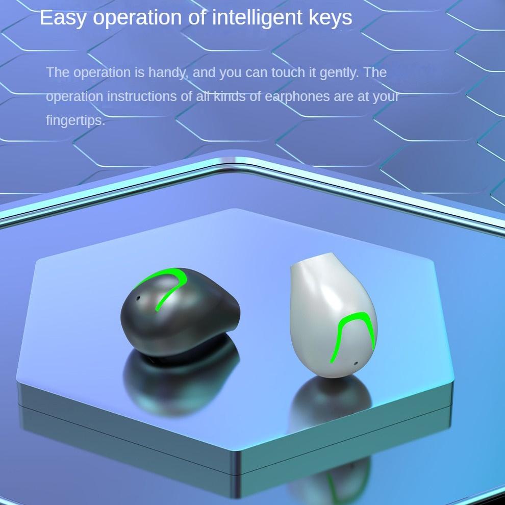 Невидимые беспроводные наушники Mini Bluetooth 5,3, наушники с шумоподавлением, Hi-Fi стерео наушники TWS, спортивная гарнитура с микрофоном