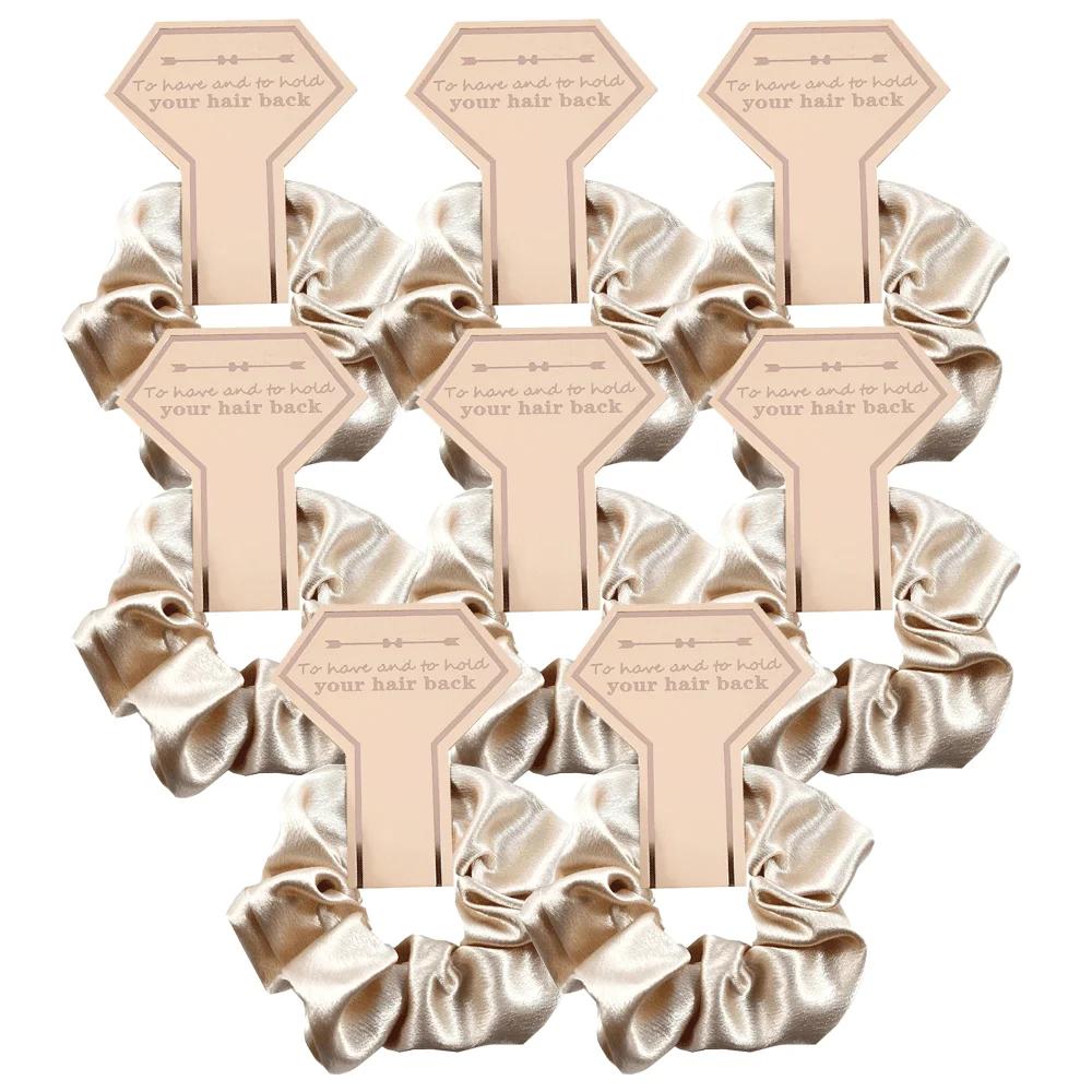 1set Bridal Shower Hair Ties Scrunchies Team Bride Bridesmaids Wrist Decors Wedding Gifts for Bachelorette Hen Party Souvenirs