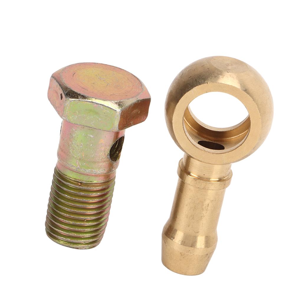 Комплект фитинга болта банджо M12 X 1,5 мм с 2 шайбами Адаптер фитинга банджо из алюминиевого сплава для тормозной системы автомобиля