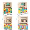Wooden Montessori Sliding Puzzle Board Rolling Bead Wooden Rolling Toy  Boy and Girl
