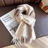 180*30cm Winter Scarf Women Classic Lattice Pashmina Scarf Soft Female Cashmere Scarves Shawls Wraps Handkerchief Stole