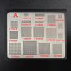 1/3Pcs High quality Universal BGA Reballing Stencil square hole Direct heating BGA Template for Mobile phone laptop CPU IC Chip