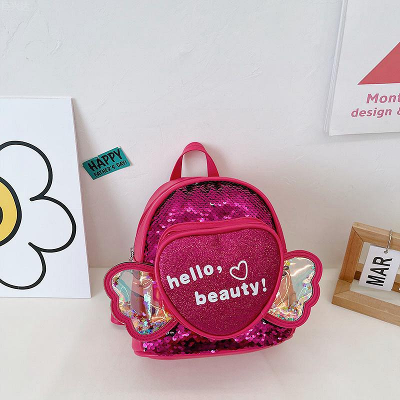 Cartoon Backpack Love Animal Kids Pu Book Bag With Impactresistant Fabric