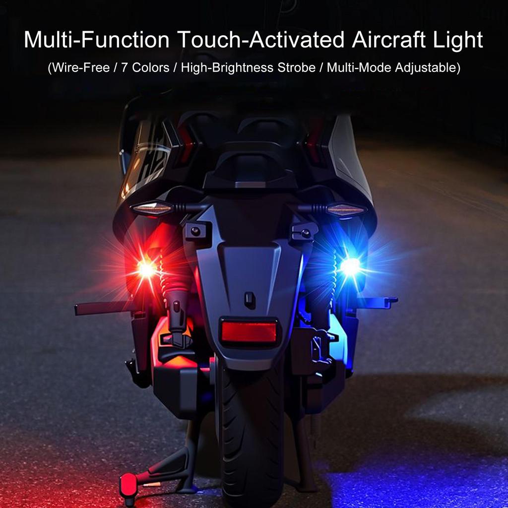 Strobe Lights For Car Wireless 8 Colors Vehicle Accessories Rechargeable RGB Rock Interior Lights For Drone Bike RC Boat Scooter