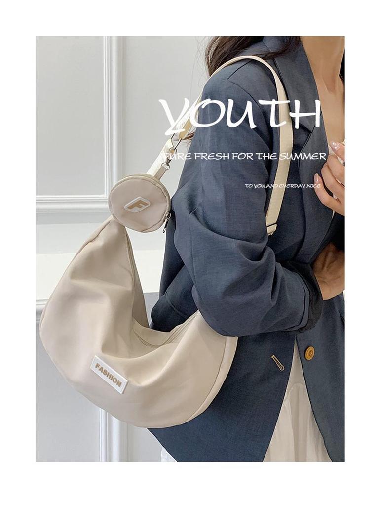 Женская сумка-пельмень из ткани Оксфорд 2025 - Повседневная, Вместительная, Универсальная поясная, наплечная и кроссбоди сумка