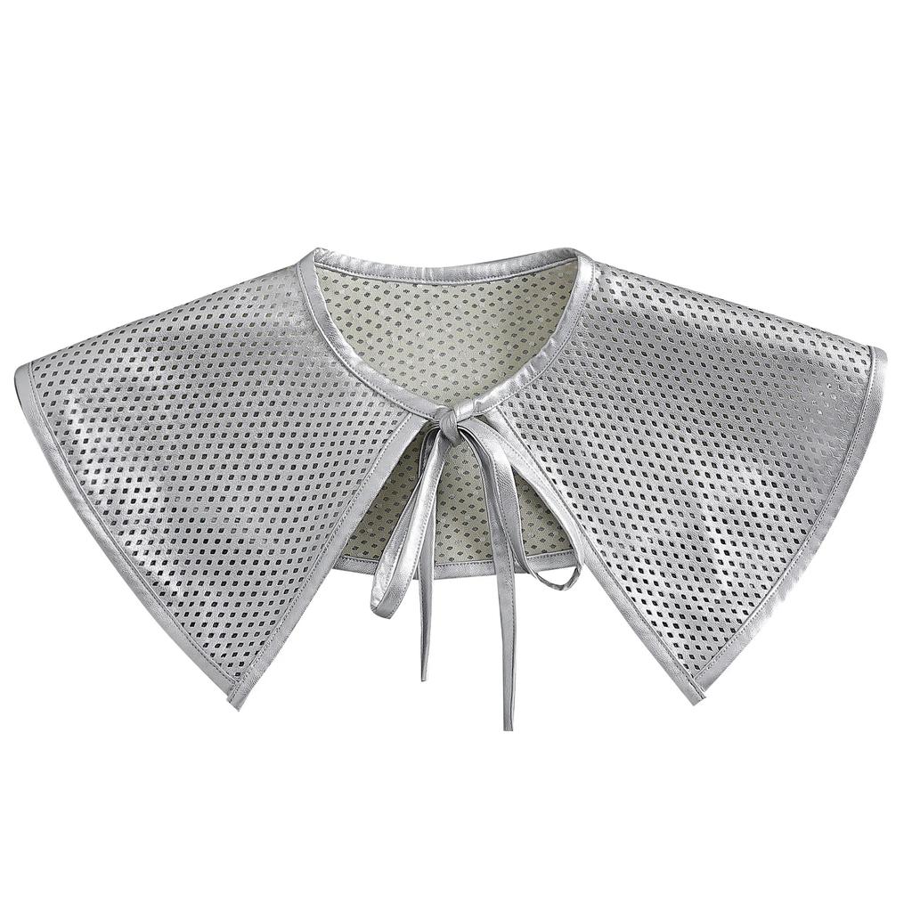 Fashion Shoulder Wraps Shawl White Fake Collar Blouse Sweater Shirt Detachable Collar Shirt False Collar Bowknots Lapel Shawl