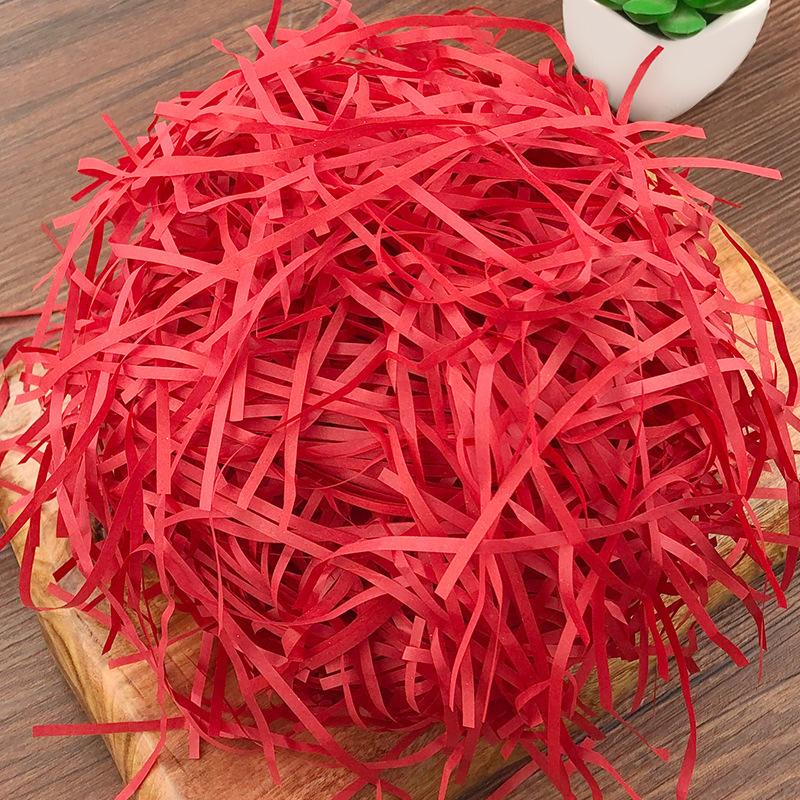 100G-1800G Colorful Crinkle Paper Raffia Shredded Confetti Gift Box Filler Decoration Wedding Party Gift & Basket Packaging