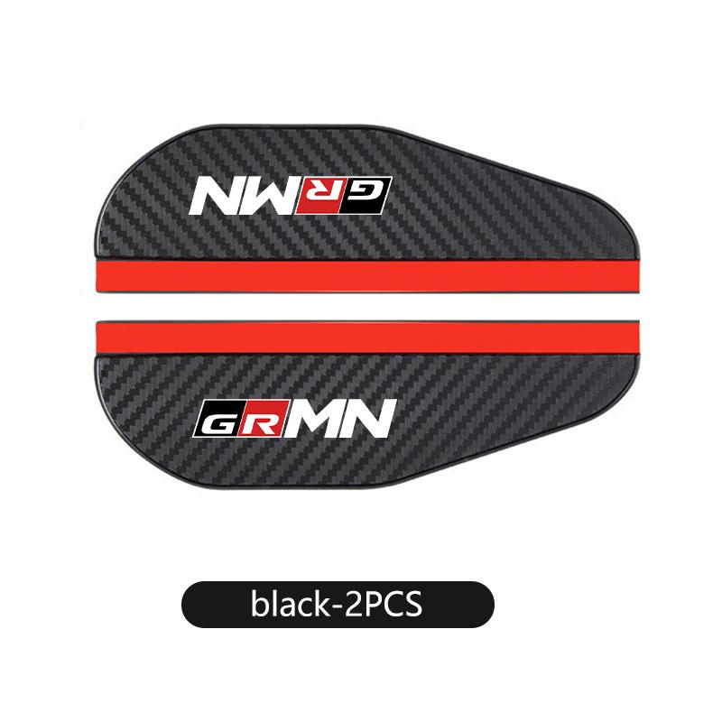 2PCS Car Rearview Mirror Rain Eyebrow Sticker Auto Accessories For Toyota Camry Highlander C-HR Hilux Vios Rav4 Prius Yaris TRD