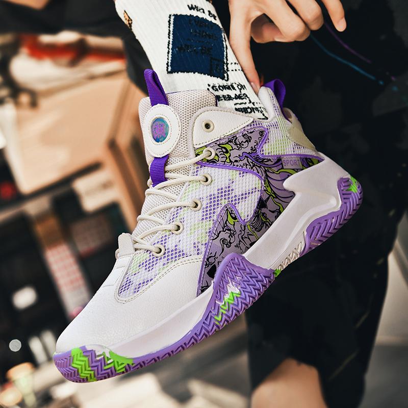 Баскетбольные кроссовки, мужские кроссовки, легкие амортизирующие кроссовки, дышащие кроссовки с сеткой, мужская обувь