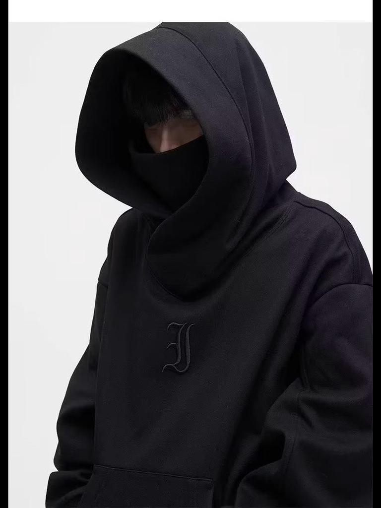 Мужская свободная толстовка с капюшоном в стиле Wasteland, американский бренд, вышитый дизайн «Социальная фобия», модная одежда для пар.