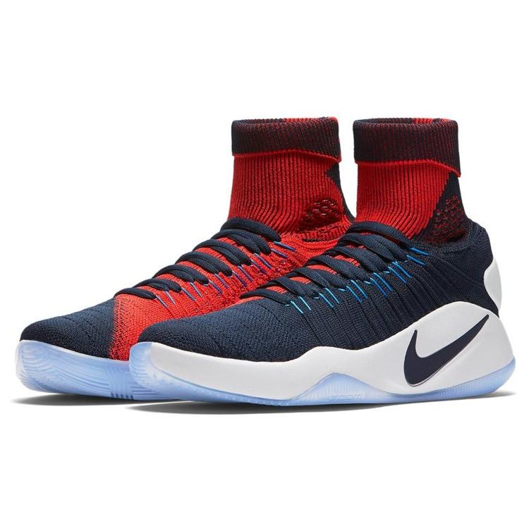 Новые Nike Hyperdunk Flyknit 2016 США Гостевые 843390-446
