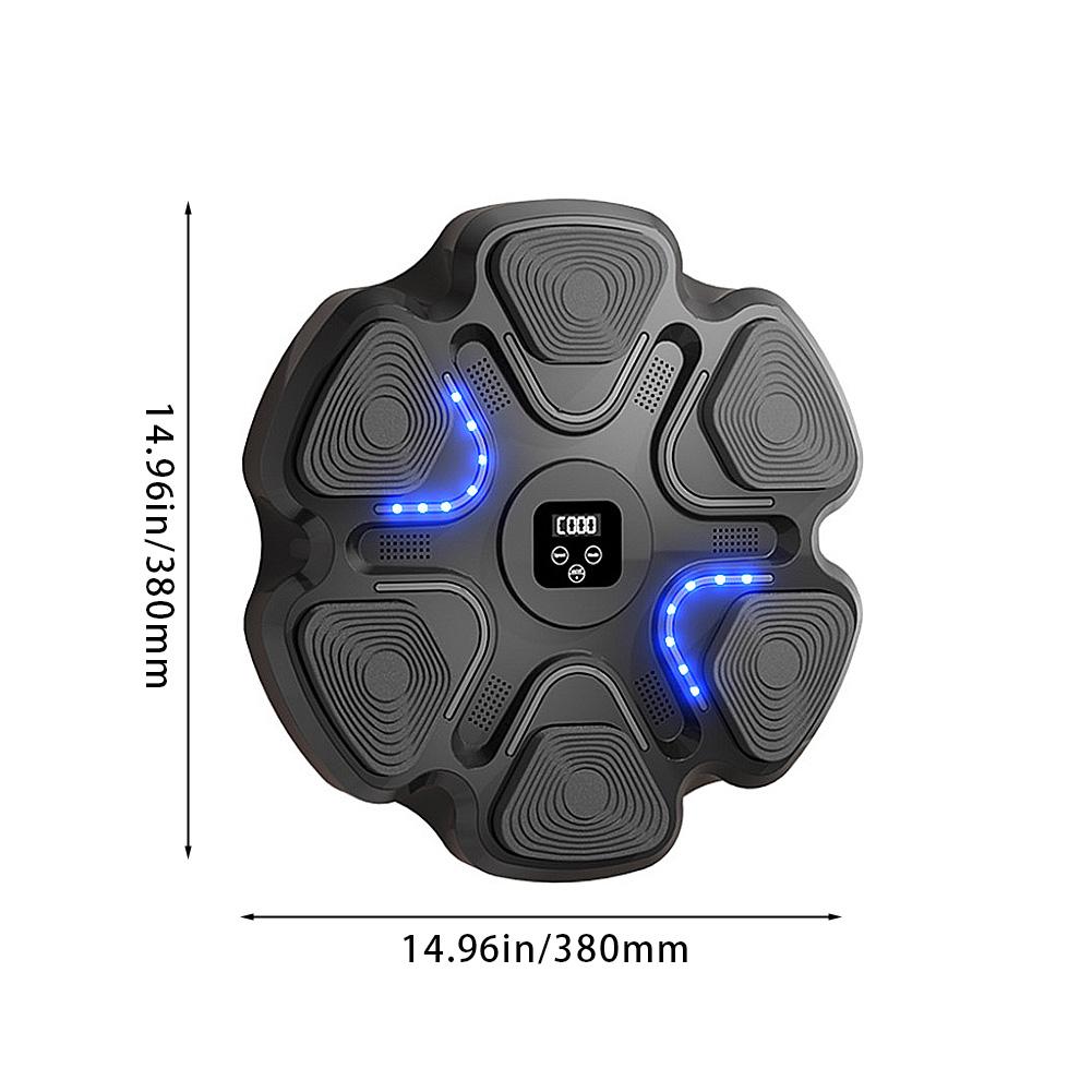 Умная Музыкальная Боксерская Тренировочная Машина Совместимая с Bluetooth Боксерская Тренировочная Настенная Мишень для Боксерских Видов Спорта Ловкость Реакция