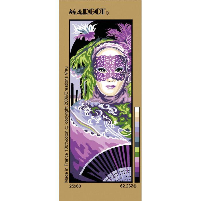 Canevas Pénélope Antique Mystère au féminin 25x60cm