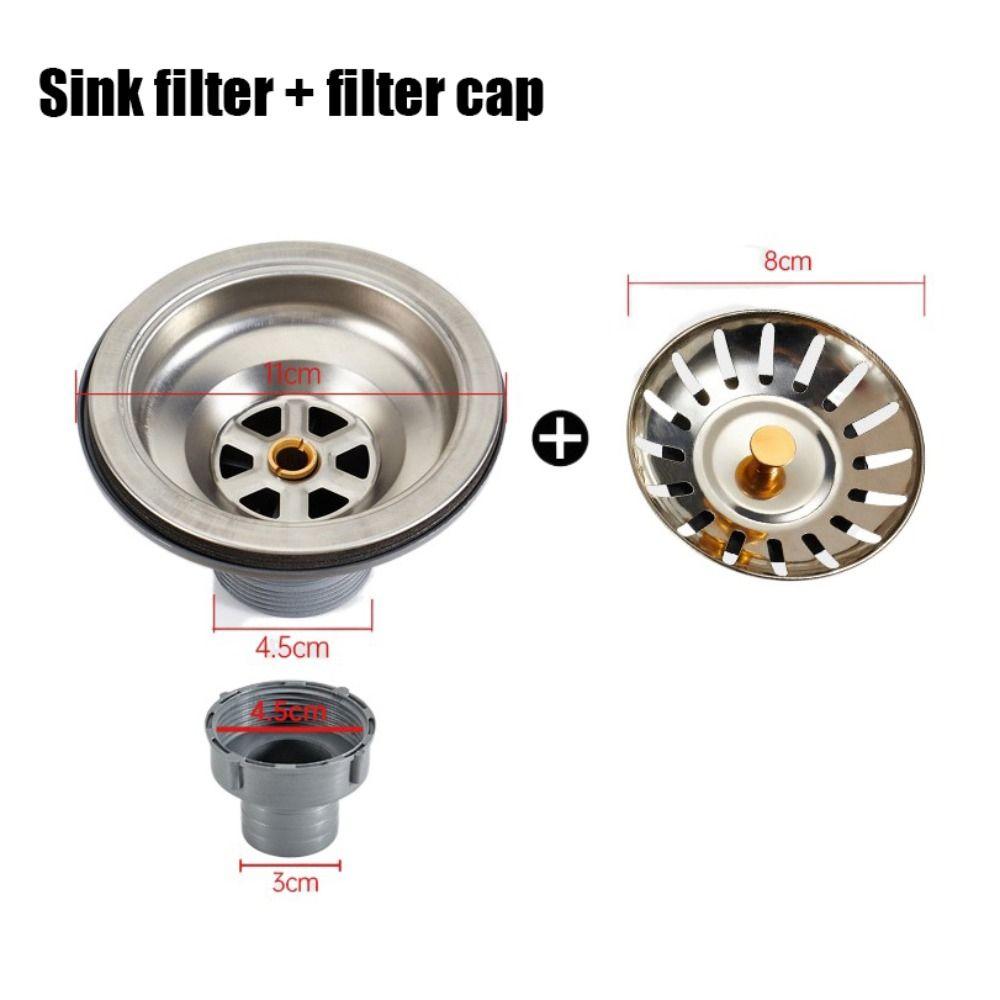 Коррозионная стойкость Фильтр для раковины Аксессуары Простая структура Слив для кухонной раковины Слив для раковины