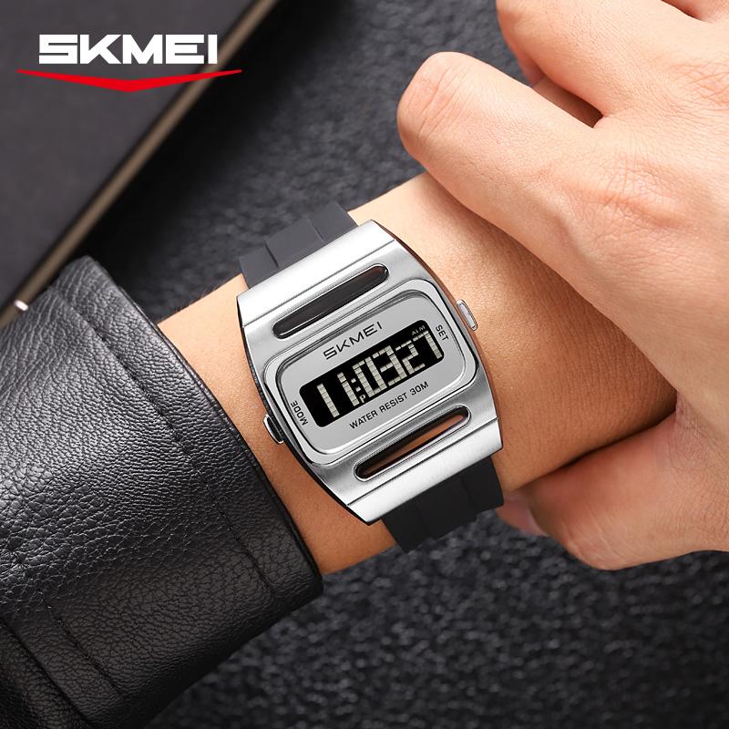 SKMEI 2563 Роскошные Модные Солнечные Многофункциональные Цифровые Спортивные Часы Светодиодные Водонепроницаемые Электронные Часы Подарок Reloj Hombre