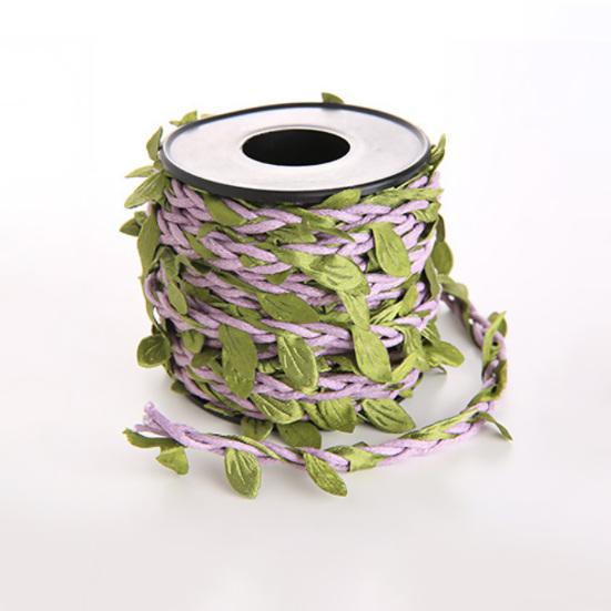 Веревка из искусственной лозы, экологически чистая износостойкая тканевая пеньковая веревка с искусственными зелеными листьями лозы для дома