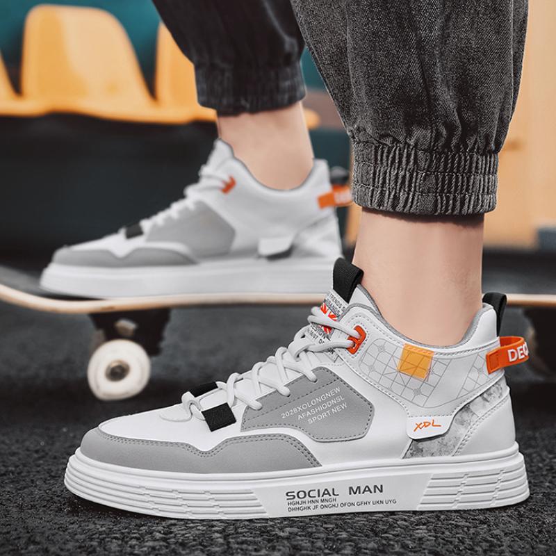 Модные мужские студенческие кроссовки для крикета, молодежные новые модные универсальные высокие туфли на плоской подошве для путешествий, баскетбола, спорта, повседневная обувь для отпуска