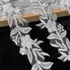 White Mesh Beads Three-Dimensional Flower Barcode Clothing Accessories Wedding Dress Skirt Decorative Lace Accessories