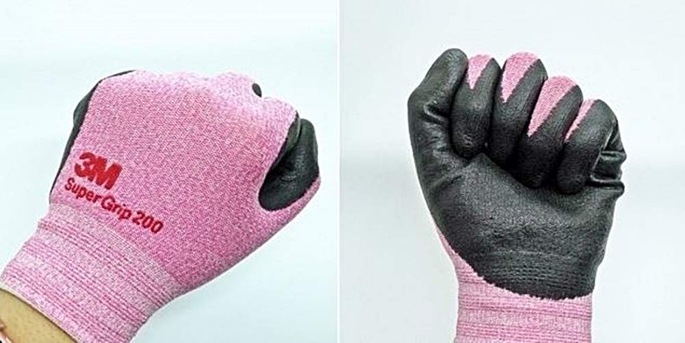 3M SuperGrip Легкие нитриловые рабочие SuperGrip 3D Комфорт Стрейч Прочные PowerGrip Пена Умные Тонкие Перчатки, 200, Посадка, Покрытие, Тактильность, Моющиеся,