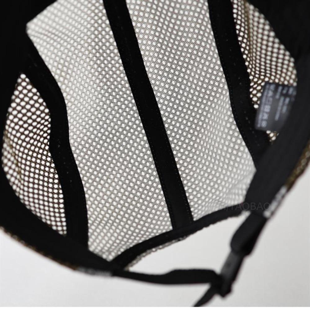 Flat-brimmed Sun Visor Cap 5 Panel Quick-drying Hat Japanese Style Mesh Baseball Cap Unisex