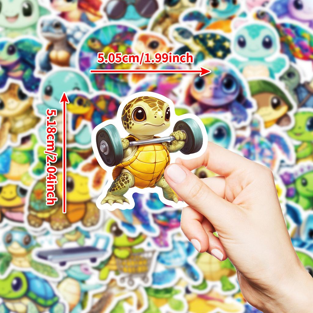 Новые 50 милых ручной работы граффити наклейки для украшения чехла мобильного телефона, наклейки для скейтборда, шлема