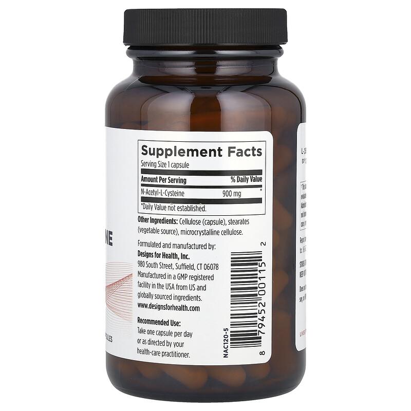 N-Acetyl-L-Cysteine, 120 Vegetarian Capsules (900 mg per Capsule)