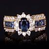 Groovy Ring Lady Vintage Band Finger Rings Wedding Party