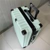 Aluminum Frame Trolley Suitcase with Silent Wheels, Large Capacity & Combination Lock for Men and Women