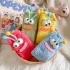 Милые 3D Мультяшные Плюшевые Носки Теплые Зимние Забавное Выражение Термоноски Мягкие Удобные Забавный Повседневный Дизайн для Женщин и Мужчин