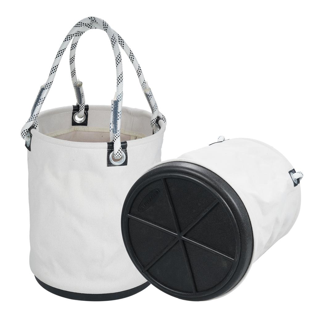 PENGGONG Холщовая круглая складная сумка для хранения инструментов, органайзер для инструментов, складная корзина для хранения