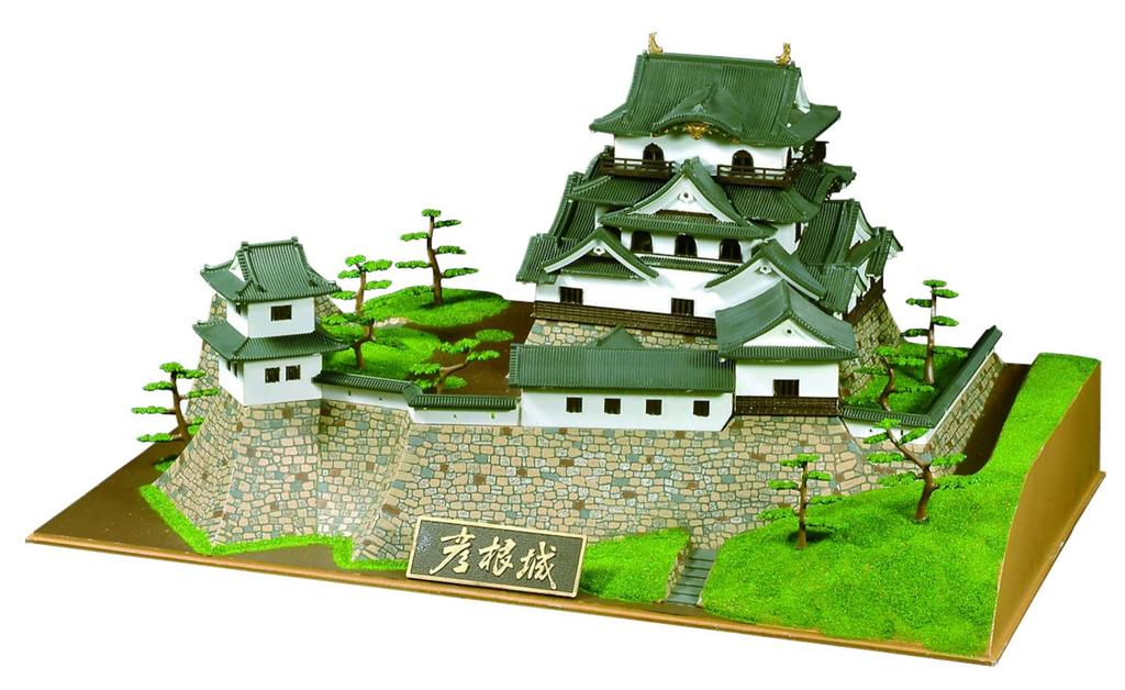Doyusha 1/280 Japanese Castle Deluxe Hikone Castle Plastic Model DX-5 Molded Color
