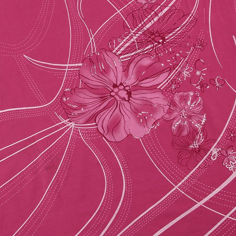 Футболка Y2K с цветочным принтом, шикарная, розовая, винтажная, с коротким рукавом, женская, облегающая, укороченная, топ 2000-х годов, модные летние футболки