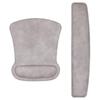 iColor Mouse Pad with Wrist for Memory Foam Integrated Wrist Wrist Reduces Luxury Leather for and Travel Rest, 2-Piece Set, Keyboards, Rest, Cushion,