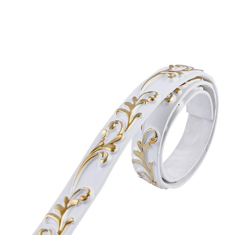 1 шт. 2 м/3 метра 3D ПВХ Самоклеящаяся Декоративная Мягкая Линия Плинтус Потолочная Молдинг Линия Линия Молдинга для Задней Стены 3D