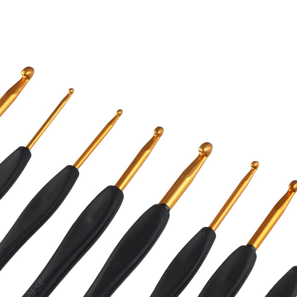 Ручка эргономичная мягкая ручка для пряжи крючок для вязания спицы для вязания набор крючков для вязания алюминиевые крючки для артритных рук