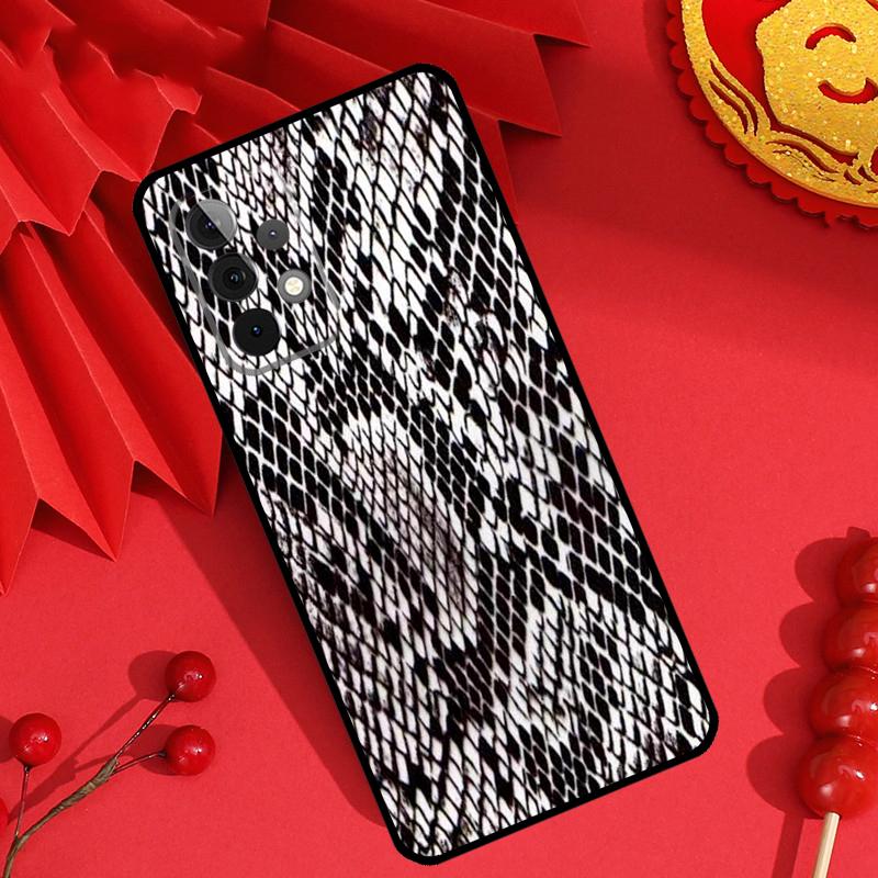 Чехол под змеиную кожу для Samsung Galaxy M55 M35 M15 M11 M12 M13 M14 M06 M16 M36 M56 M31 M53 M32 M52 M34 M54