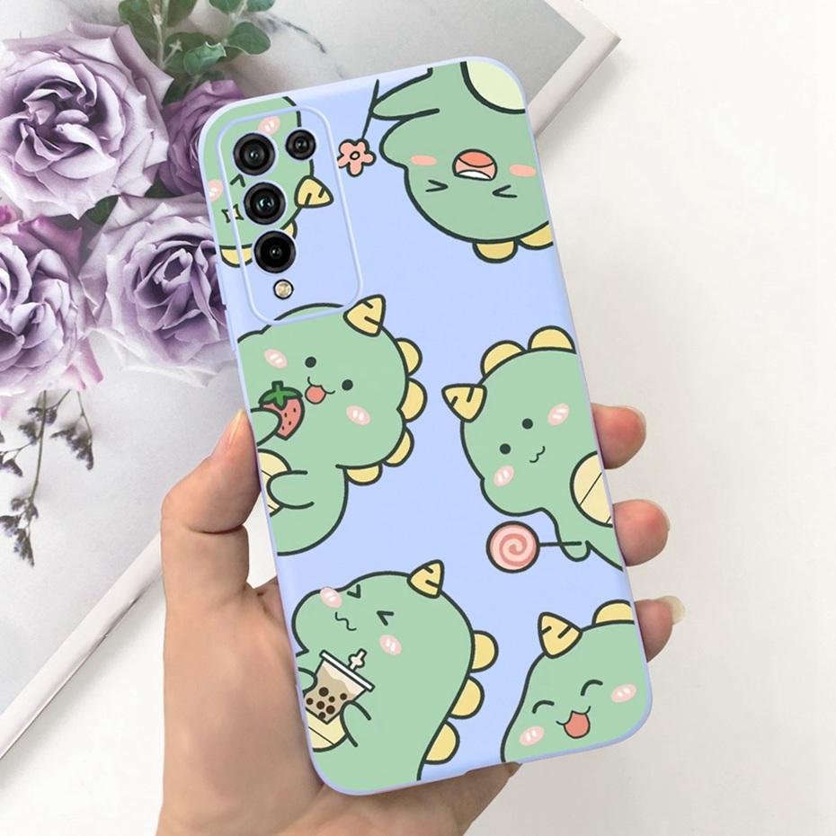 Чехол для Honor 10X Lite Милый Мультяшный Конфетный Цвет Мягкий Силиконовый Чехлы для Телефона Для Honor 10X Lite DNN-LX9