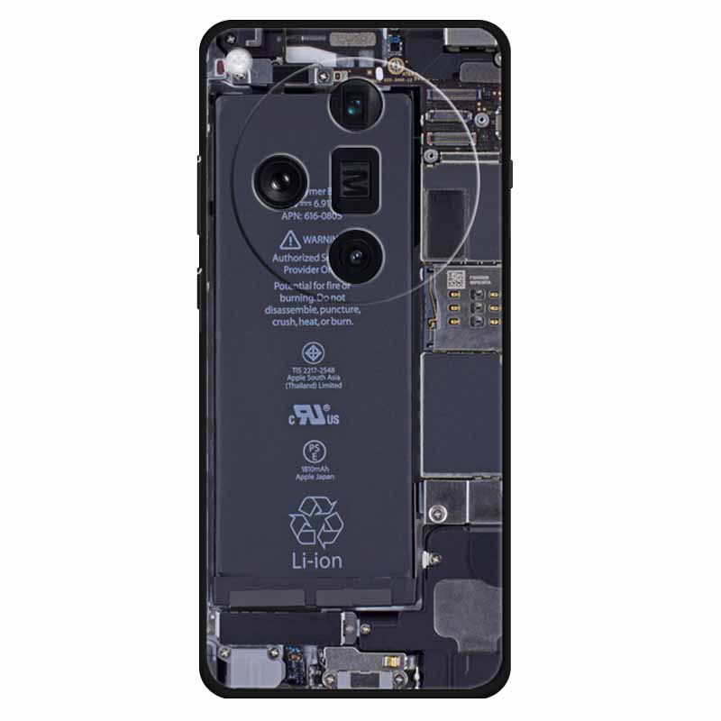 Чехол For Oppo Find X7 Ultra Чехол Find X7 Силиконовый Космический Волк ТПУ Мягкий Чехол для Телефона Для OPPO Find X7 Pro/ X7 Ultra Чехол Кот Coque
