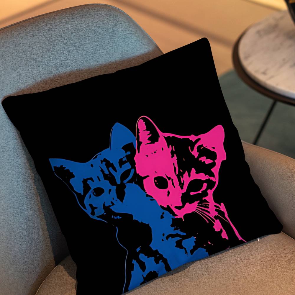 Band Cool Tv Girl Pillow Case Pillow Case Living Room Sofa Cushion Cover Suitable For Home Bedroom Room Decoration