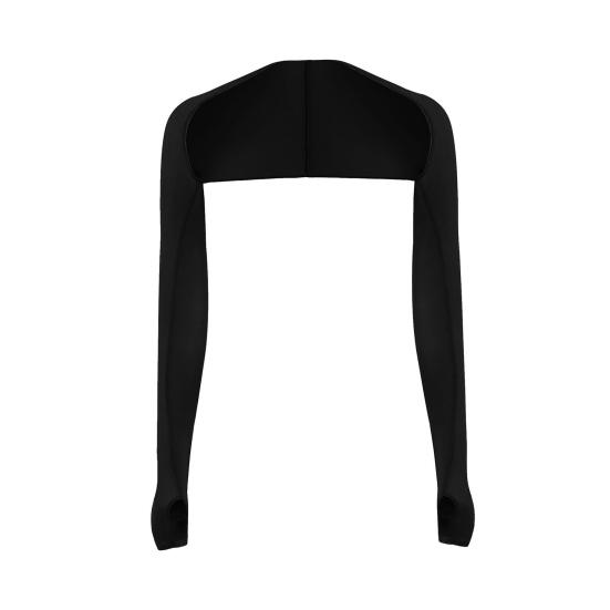 Солнцезащитные рукава для велоспорта, гольфа, анти-УФ, однотонный, ледяной, наплечный, быстросохнущий, повседневный, дорожный, охлаждающий, наплечный рукав