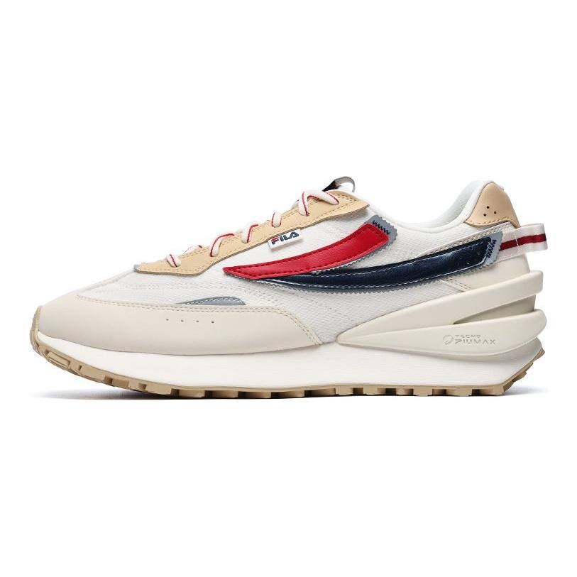 Fila Jogger 3 Ткань Синтетическая кожа Универсальная Спортивная Низкая Повседневная Обувь Мужские кроссовки Белый F12M232148FBW
