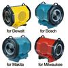 Динамик для аккумулятора Dewalt/Makita/Milwaukee/Bosch 18-20 В, совместимый с Bluetooth, уличный плеер, громкоговоритель (Нет батареи)