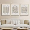 Geometric Line Figure Abstract Canvas Painting Wall Posters and Prints Modern Minimalist Art Pictures For Living Room Decoration