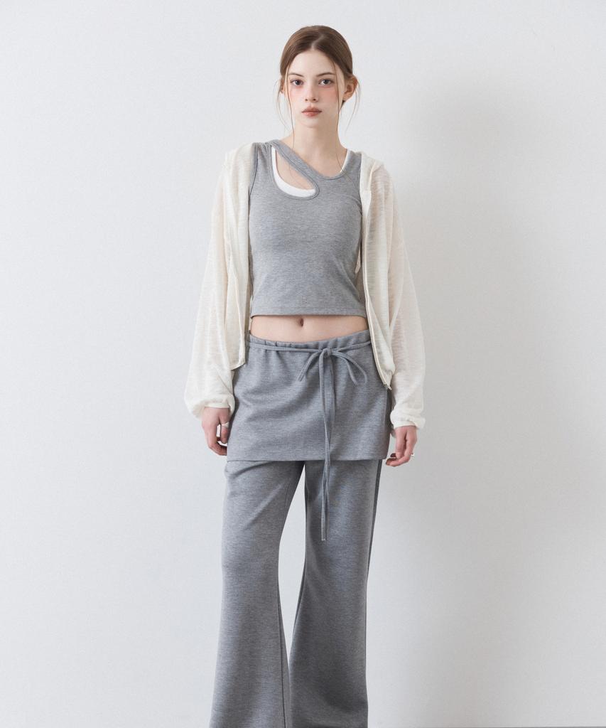 MIXXO Ribbon Skirt Layered Pants_Miwtmg41Ss Miwtmg81Qs