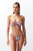 Women's New Season Bikini Set Floral Patterned Balconet Tunnel Regular Bikini Set