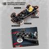 1809PCS Retro Formula 500 Racing Car Building Blocks 1:8 Car Model Bricks Desktop Ornament Kids Educational DIY Toy Holiday Gift