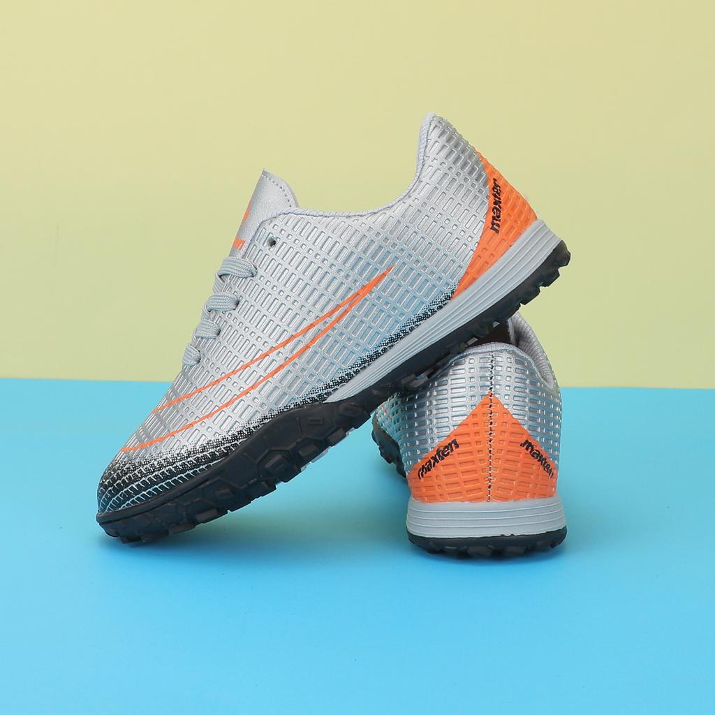 Детские кеды для внутреннего футбола для школьников с поломанными ногтями для тренировок и бега, кожаные кроссовки для футбола на траве, спортивный стиль