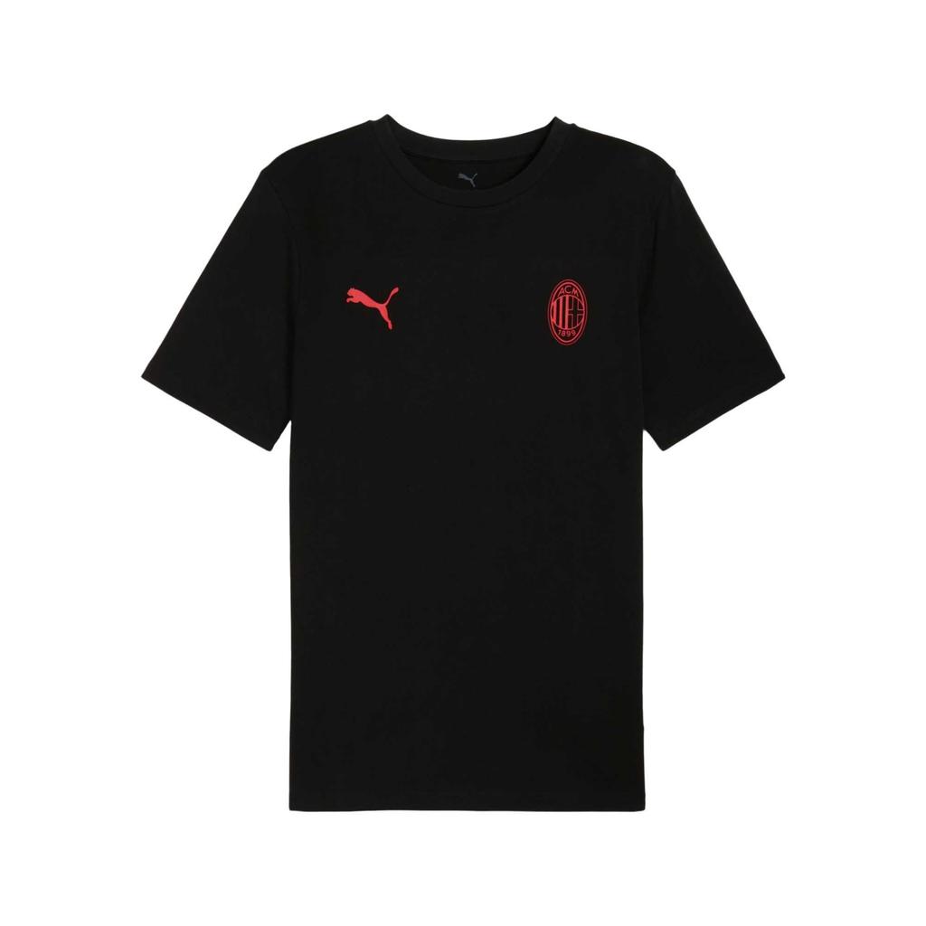 Puma Ftbl Essentials Футбольный клуб Милан Однотонный Пуловер Футболка Мужские топы 782584-04